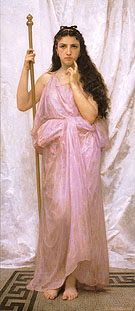 Young Priestess 1902 By William-Adolphe Bouguereau