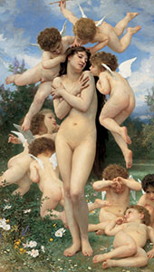 Le Printemps The return of Spring 1886 By William-Adolphe Bouguereau