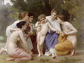 Admiration 1897 By William-Adolphe Bouguereau