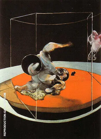 Figure in Movement 1976 By Francis Bacon