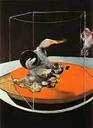 Figure in Movement 1976 By Francis Bacon