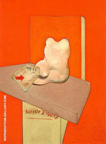 study of the Human Body form a Drawing by Ingres 1982 By Francis Bacon