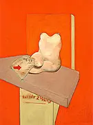 study of the Human Body form a Drawing by Ingres 1982 By Francis Bacon