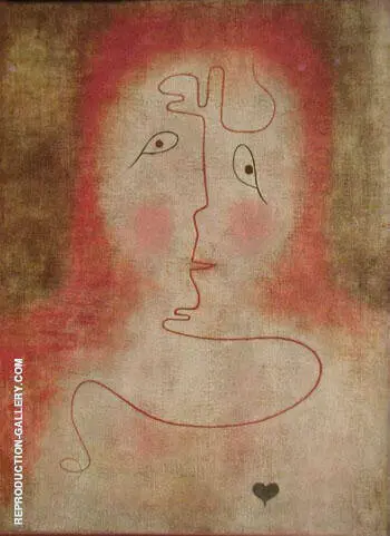 In the Magic Mirror 1934 By Paul Klee