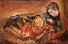 Children Playing 1909 By Oskar Kokoschka