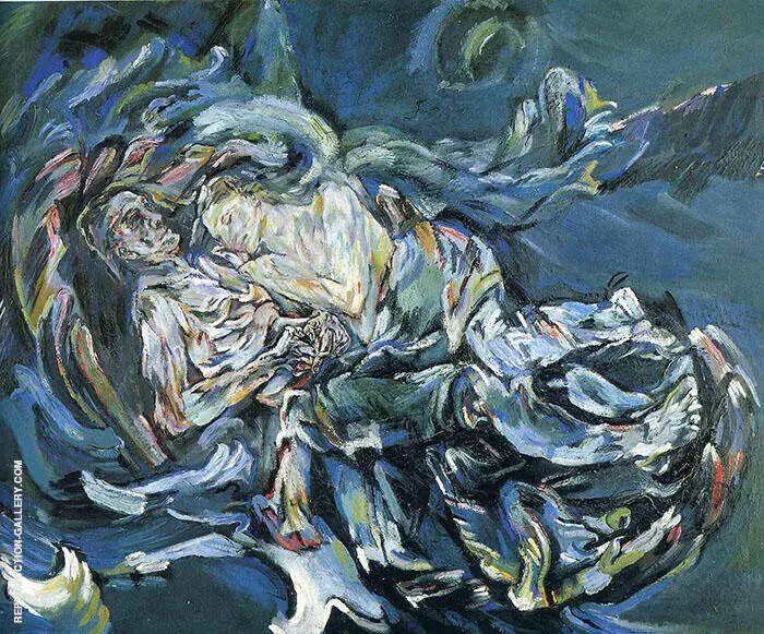 The Bride of the Wind 1913 By Oskar Kokoschka