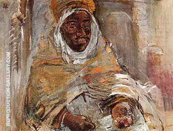 The Arab of Temacina 1928 By Oskar Kokoschka
