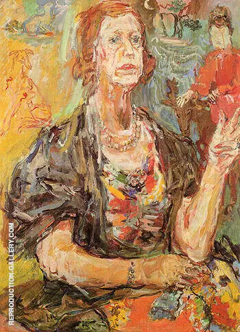 Cathleen Countess of Drogheda 1946 By Oskar Kokoschka
