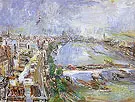 London View of the Thames from Shell Mex House 1959 By Oskar Kokoschka