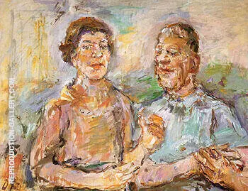Self Portrait with Olda 1966 By Oskar Kokoschka
