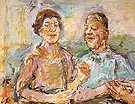 Self Portrait with Olda 1966 By Oskar Kokoschka