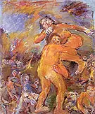 Theseus and Antiope 1958 By Oskar Kokoschka