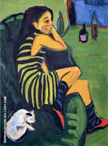 Marcella 1910 By Ernst Kirchner