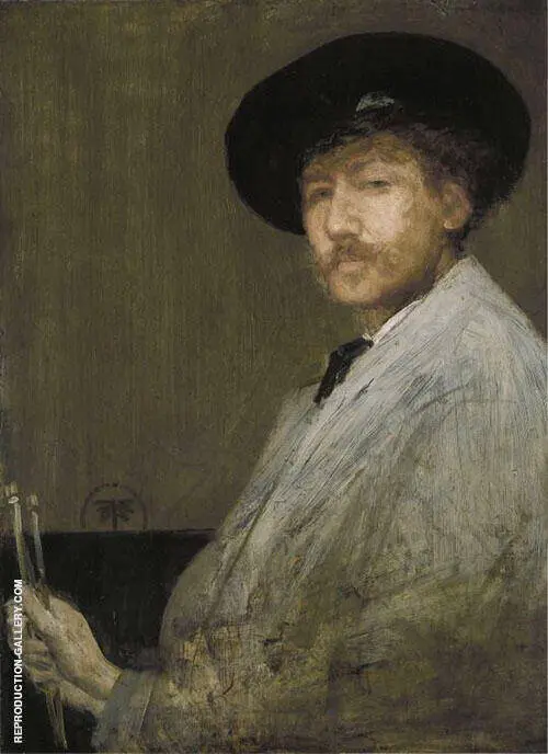 Arrangment in Gray Portrait of the Painter By James McNeill Whistler