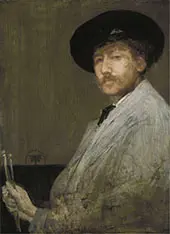 Arrangment in Gray Portrait of the Painter By James McNeill Whistler