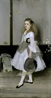 Harmony in Gray and Green Miss Cicely Alexander By James McNeill Whistler