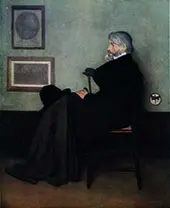 Arrangement in Gray and Black No 2 Portrait of Thomas Carlyle 1872 By James McNeill Whistler