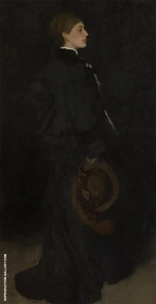 Arrangement in Brown and in Black Portrait of miss Rosa Corder 1875 By James McNeill Whistler