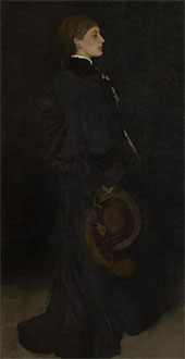 Arrangement in Brown and in Black Portrait of miss Rosa Corder 1875 By James McNeill Whistler