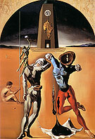 Poetry of America The Cosmic Athletes 1943 By Salvador Dali