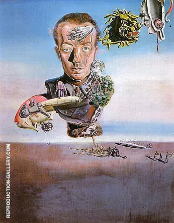 Portrait of Pauleluare 1929 By Salvador Dali