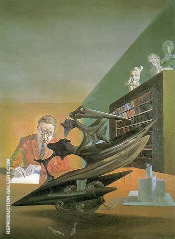 Portrait of Mr Emilio Terry unfinished 1930 By Salvador Dali