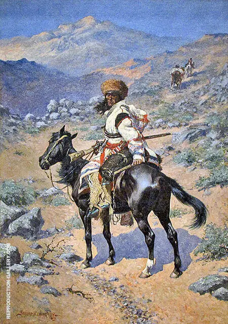 Indian Trapper By Frederic Remington