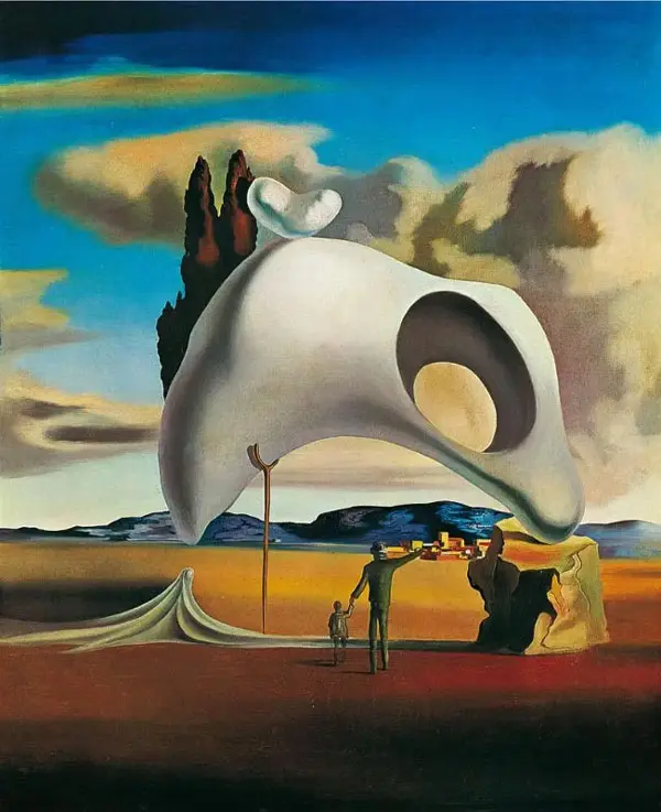 Atavistic Ruins after the Rain 1934 By Salvador Dali