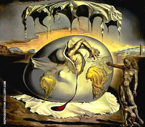 Geopolitical Child Watching the Birth of the New Man 1943 By Salvador Dali