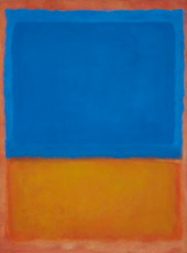 Untitled Red Blue Orange 1955 By Mark Rothko (Inspired By)