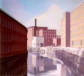 Amoskeag Canal 1948 By Charles Sheeler