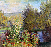 The Corner of the Garden at Montgeron 1876 By Claude Monet
