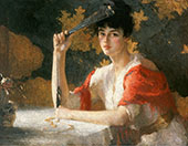 Red and Gold 1915 By Frank Weston Benson
