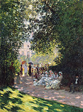 Parc Monceau 1878 By Claude Monet