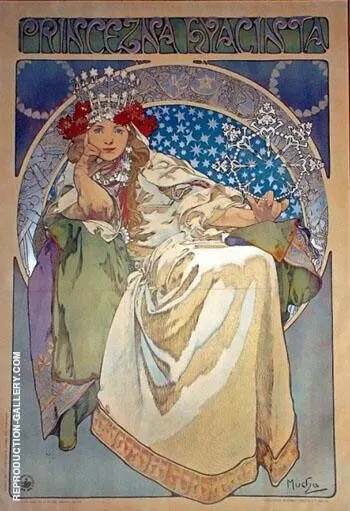 Princess Hyacinthe 1911 By Alphonse Mucha