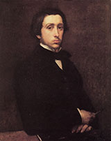 self-portrait 1854 By Edgar Degas