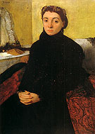 Portrait of Josephine Gaujelin By Edgar Degas