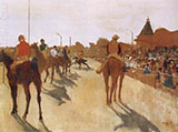 Racehorses Before The Stands 1866 By Edgar Degas