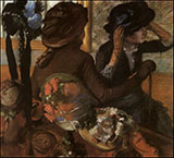 At the Milliners 1882 By Edgar Degas