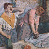 Ironing Woman The Laundresses 1884 By Edgar Degas