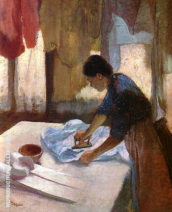 Woman Ironing 1887 by Edgar Degas | Oil Painting Reproduction