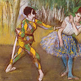 Harlequin and Colombina 1886 By Edgar Degas