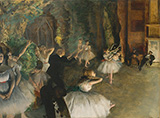 Ballet Rehearsal on Stage 1874 By Edgar Degas