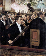 The Orchestra of the Opera 1870 By Edgar Degas