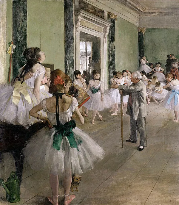 The Ballet Class By Edgar Degas