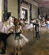 Dance Class 1875 By Edgar Degas