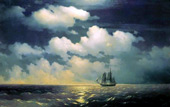Meeting of the Brig Mercury with the Russian Squadron By Ivan Aivazovsky