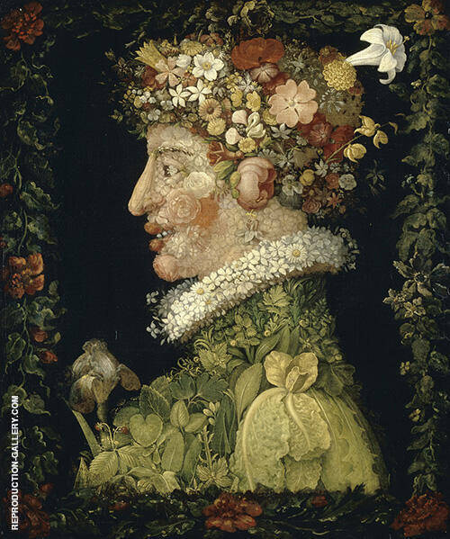 Spring 1573 by Giuseppe Arcimboldo | Oil Painting Reproduction