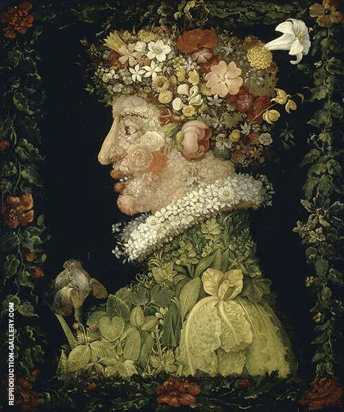 Spring 1573 By Giuseppe Arcimboldo