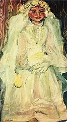 The Communicant The Bride 1925 By Chaim Soutine